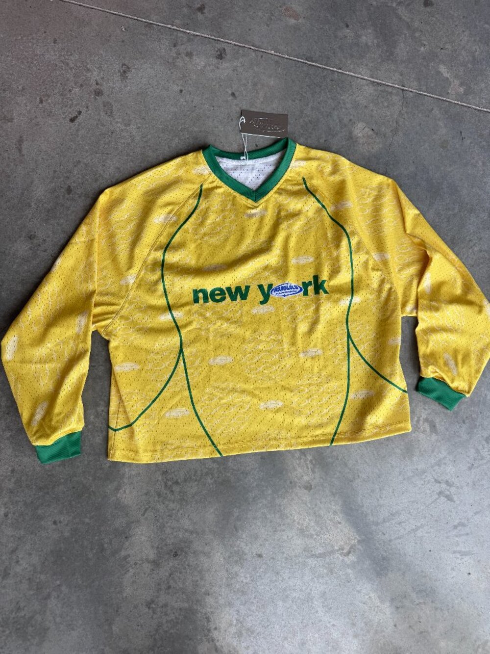 Honolulu Pawnshop To The World Jersey In Sunshine Yellow